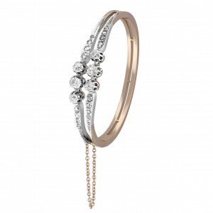Bracelet diamants ouvrant Napoléon III (vers 1870)