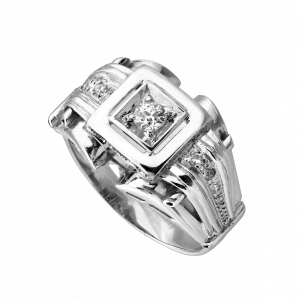 Bague diamants vers 1950