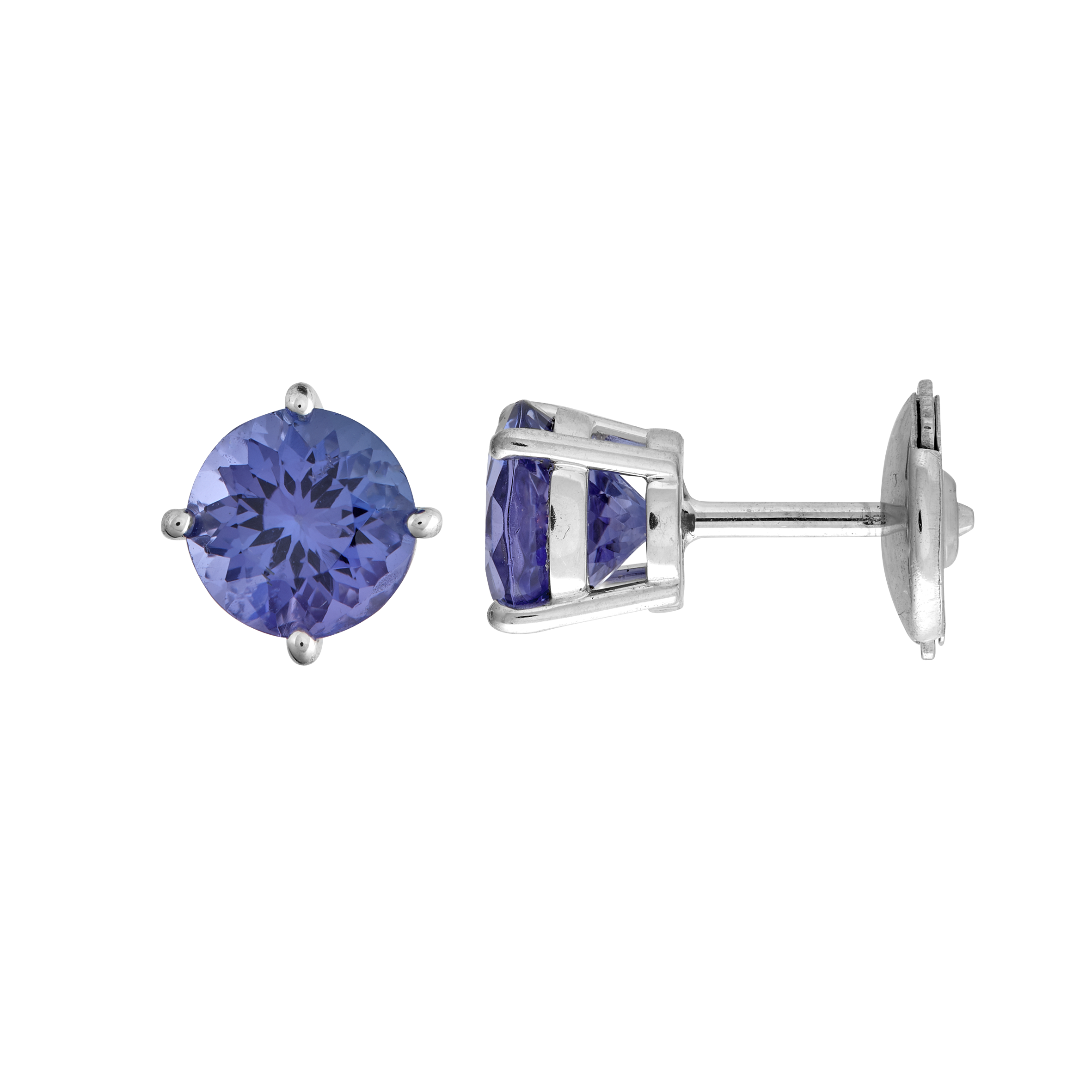 Clous tanzanite 2,36 carats Gerphagnon